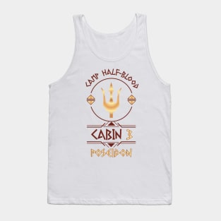 Cabin #3 in Camp Half Blood, Child of Poseidon – Percy Jackson inspired design Tank Top